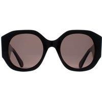 Chloe CH0234S 001 Sunglasses Women's Black/Grey Round Shape 53mm