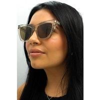 Cat Eye Transparent Beige Brown SL214 Kate