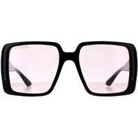 Gucci GG1692S 006 Black Gold Pink GG logo Photochromic Lens Square Sunglasses