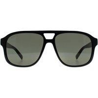 Gucci Men's Aviator Shiny Black Grey GG1856S