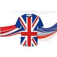 King'S Coronation Union Jack T-Shirt - S To 4Xl Sizes - Black