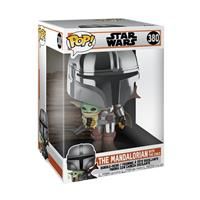 Funko 49931 POP Star Wars:Mandalorian-10 Mandalorian (w/chrome armour) Collectible Toy, Multicolour