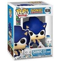 Funko Pop! & Buddy: Sonic the Hedgehog - Sonic the Hedgehog With HChao - Sonic the Hedgehog - Collectable Vinyl Figure - Gift Idea - Official Merchandise - Toys for Kids & Adults - Video Games Fans