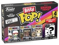 Funko Bitty Pop! ST SZN1 - Dustin 4pk and A Surprise Mystery Mini Figure - 0.9 Inch (2.2 Cm) - Stranger Things Collectable - Stackable Display Shelf Included - Gift Idea - Party Bags Stocking