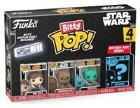 Funko Bitty Pop! Star Wars - Han 4pk and A Surprise Mystery Mini Figure - 0.9 Inch (2.2 Cm) - Star Wars Collectable - Stackable Display Shelf Included - Gift Idea - Party Bags Stocking - Cake Topper