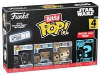 Funko Bitty Pop! Star Wars - Vader 4pk and A Surprise Mystery Mini Figure - 0.9 Inch (2.2 Cm) - Star Wars Collectable - Stackable Display Shelf Included - Gift Idea - Party Bags Stocking - Cake Topper
