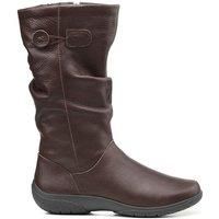 Hotter Women's Extra Wide 'Derrymore II Mid Calf Boots in Chocolate | Size: 7