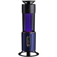 Usb Mosquito Killer Camping Lamp Trap - Blue & Grey