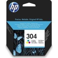 HP N9K05AE 304 Original Ink Cartridge, Tri-Colour, Single Pack