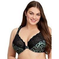 Glamorise Full Figure Plus Size Wonderwire Front-Closure Bra Underwire #1245