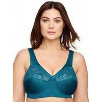 Glamorise MagicLift Original Support Wirefree Bra 1000 (Women/'s & Women/'s Plus) Dark Teal