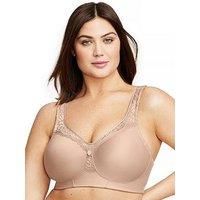 Glamorise Full Figure Plus Size MagicLift Seamless Everyday Bra Wirefree #1007