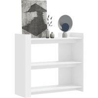Console Table White 100x35x90 cm Engineered Wood