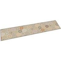 Kitchen Rug Washable Hexagon Pastel 60x300 cm Velvet