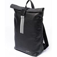 Paul Oliver Rolled Top Backpack - Black Or Grey