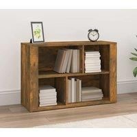 Sideboard Smoked Oak 80x30x54 cm Engineered Wood
