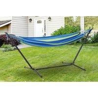 Outsunny Camping Hammock With Stand - 3 Styles - Green