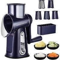 5-In-1 Rotary Multifunction Vegetable Grater With Storage Box