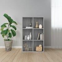 Book Cabinet/Sideboard Grey Sonoma 66x30x98 cm Engineered Wood