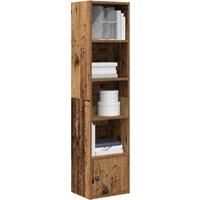 Bookcase Old Wood 31x24x127 cm Engineered Wood