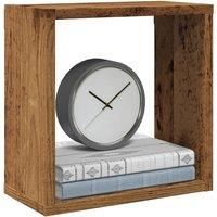 Wall Cube Shelves 6 pcs Old Wood 30x15x30 cm Engineered Wood