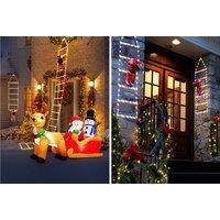 Festive Outdoor Santa Led Christmas Decoration Lights