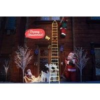 Festive Outdoor Santa Led Christmas Decoration Lights