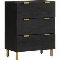 Sideboard Black 60x33x75 cm Engineered Wood