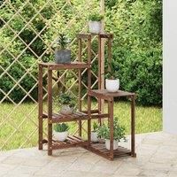 Flower Stand 62.5x61.5x101.5 cm Solid Wood Fir