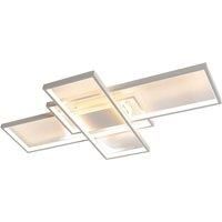 Modern LED Ceiling Light,52W Dimmable Ceiling Lamps with Remote Control,3000k-6500k for Living Room,Bedroom
