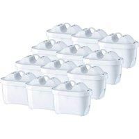Pack of 12 AQUAEFFECT MAX+ Water Filter Cartridges - 150L Each - Compatible with BRITA Jugs