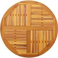 Table Top £90x2.2 cm Round Solid Wood Acacia