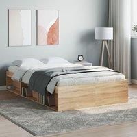 Bed Frame Sonoma Oak 120x200 cm