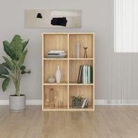 Book Cabinet/Sideboard Sonoma Oak 66x30x97.8 cm Engineered Wood