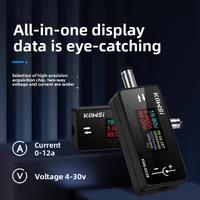 ICYFTONER KWS-DC28 Voltage Ammeter Power Meter 0.96 Inch TFT High Definition Display DC5.5- 2.5 Interface Tester