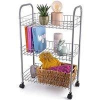 3 Tier Vegetable Basket Trolley - 3 Colours