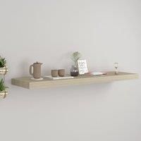 Floating Wall Shelf Oak 90x23.5x3.8 cm MDF