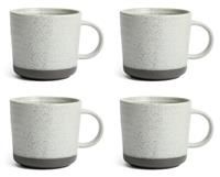 Habitat Textured Ripple Set of 4 Mugs - Neutral