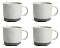 Habitat Textured Ripple Set of 4 Mugs - Neutral