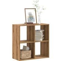 Bookcase Artisian Oak 68.5x32x68.5 cm Engineered Wood
