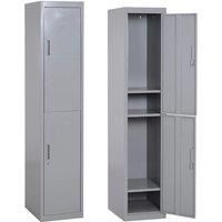 Grey Vinsetto Cold Rolled Steel Storage Cabinet