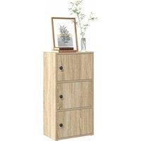 Bookcase Sonoma Oak 40x24x77 cm Engineered Wood