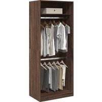 Wardrobe Brown Oak 80x50x200 cm Engineered Wood