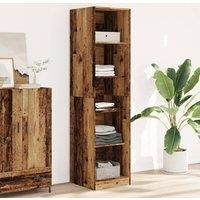 Wardrobe Old Wood 50x50x200 cm Engineered Wood