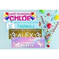 A Giant Personalised Birthday Banner - 23 Designs & 4 Buy Options!