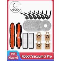 For Xiaomi Robot Vacuum 5 Pro / OV21GL Cleaner Accessories Main Brush Side Brush Hepa Filter Mop Cloth Dust Bag Parts Spare