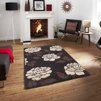 Modern Hand Carved Multicolour Soft Thick Area Rug - Floriana