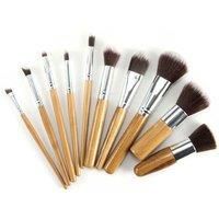 Bamboo Makeup Brush Set - 6Pc Or 10Pc Set