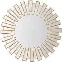 Large Modern Gold Wall Mirror!