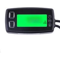 Thermometer Voltmeter 3 in 1 TEMP METER Clock Temperature Sensor Voltage Meter for Pit Bike